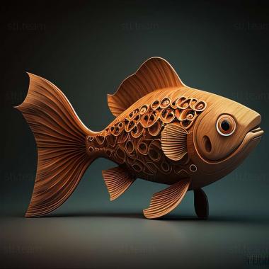 3D model Sabao fish (STL)